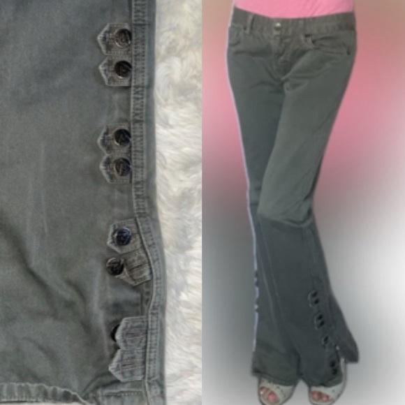 Citizens of humanity low rise, army, green jeans, size 27 - Picture 16 of 17